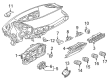 Diagram for Audi TT Quattro Tachometer - 8S0-920-890-D