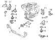 Diagram for Audi A4 Engine Mount - 8D0-199-339-A