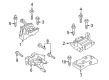 Diagram for Audi A3 Engine Mount - 5Q0-199-262-BJ