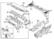 Diagram for Audi RS3 Grille - 8Y1-819-401-9B9