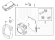 Diagram for Audi RS7 Parking Assist Sensor - 4G0-907-541-B