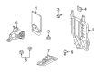 Diagram for Audi Yaw Sensor - 8K0-907-674-E