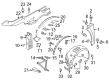 Diagram for Audi R8 Wheelhouse - 420-821-172-F