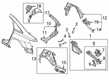 Diagram for Audi S6 Wheelhouse - 4K0-809-409