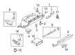 Diagram for Audi S4 Glove Box - 8K1-857-104-C-BD6