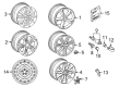 Diagram for Audi A7 Quattro Alloy Wheels - 4G8-601-025-AD