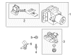 Diagram for Audi Brake Controller - 80A-614-517-AD-BEF