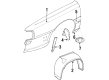 Diagram for Audi 100 Fender - 447-821-105-D