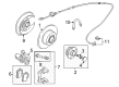 Diagram for Audi 90 Quattro Brake Rotor - 8E0-615-601-P