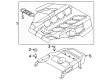 Diagram for Audi S8 Engine Cover - 0P2-103-925-E