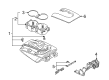 Diagram for Audi Q7 Cup Holder - 4L0-862-533-6PS
