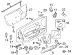 Diagram for Audi SQ8 e-tron Door Screws - N-105-496-03