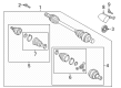 Diagram for Audi Q3 CV Joint - 3Q0-498-104-AX