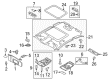 Diagram for Audi A4 Sun Visor - 8K0-857-551-L-8S0