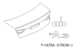 Diagram for Audi S3 Emblem - 8V4-853-742-2ZZ