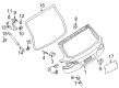 Diagram for Audi Liftgate Hinge - 4L0-827-299-C