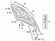 Diagram for Audi SQ8 e-tron Sportback Lift Support - 4KE-823-359-A