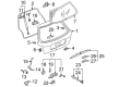 Diagram for Audi Trunk Lock Cylinder - 8L0-862-055-A