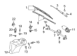 Diagram for Audi Allroad Quattro Wiper Arm - 4Z7-955-408
