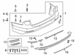 Diagram for Audi A6 Quattro Bumper Reflector - 4K0-945-104-D