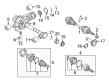 Diagram for Audi SQ5 Sportback CV Boot - 4H0-498-203