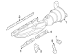 Diagram for Audi Exhaust Flange Gasket - 079-253-039-G