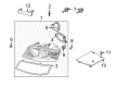 Diagram for Audi S4 Headlight - 8E0-941-030-F