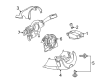 Diagram for Audi A4 Windshield Wiper Switch - 8K0-953-502-BD-4PK