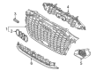 Diagram for Audi S3 Grille - 8Y0-807-672-C-16P