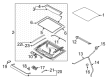 Diagram for Audi RS6 Avant Sunroof - 4K9-877-056-A