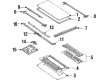 Diagram for Audi 100 Quattro Air Deflector - 443-877-651-B