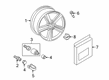 Diagram for Audi e-tron Quattro Alloy Wheels - 4KE-601-025-N