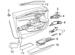 Diagram for Audi e-tron GT Armrest - 4J3-867-070-A-25D