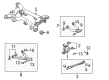 Diagram for Audi A6 Quattro Steering Knuckle - 4B0-505-433-A