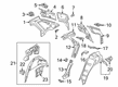 Diagram for Audi e-tron S Wheelhouse - 4KE-809-410-B