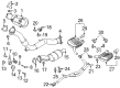 Diagram for Audi SQ5 Muffler Strap - 8R0-253-144-B