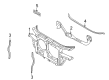 Diagram for Audi Allroad Quattro Radiator Support - 4Z7-805-588