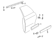 Diagram for Audi S6 Door Seal - 4B0-853-764-M-2ZZ