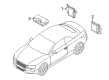 Diagram for Audi S5 Parking Assist Sensor - 8T0-907-568