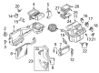 Diagram for Audi A4 Heater Core - 8E1-819-011