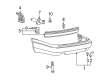 Diagram for Audi A8 Bumper Cover - 4D0-807-305-B-GRU