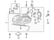 Diagram for Audi Q3 Headlight Bulb - N-102-564-05
