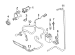 Diagram for Audi Power Steering Reservoir - 4A0-422-371-M