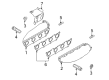 Diagram for Audi Q7 Exhaust Manifold - 079-253-034-AH