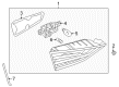 Diagram for Audi Back Up Light - 8V5-945-094-J