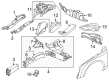 Diagram for Audi S8 Frame Rail - 4H0-805-597-TA