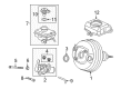 Diagram for Audi Brake Booster Vacuum Pump - 06L-145-100-N