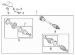 Diagram for Audi TT Quattro CV Joint - 5Q0-498-099-CX