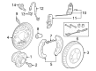 Diagram for Audi Parking Brake Actuator - 1EA-927-281