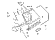 Diagram for Audi Liftgate Hinge - 4B9-827-299-B